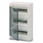 Шкаф настенный ABB EUROPA IP41 36М (3 ряда) белый/прозрачная дверь - catalog